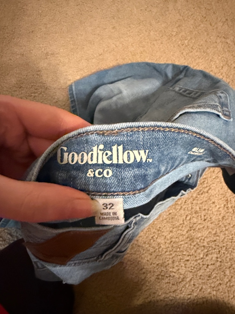 Goodfellow & Co Light Blue Denim Jean Shorts - Picture 3 of 3